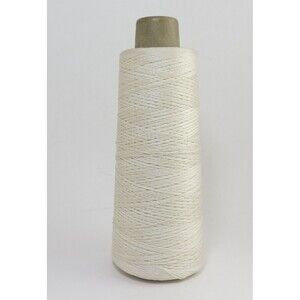 Kreinik Metallic Fusible Iron-on Thread White #6000 - #8 Braid - 450M